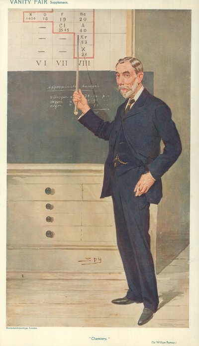 Dr. Lyon Playfair, Chemie, 20 februari 1875, Vanity Fair cartoon door Carlo Pellegrini